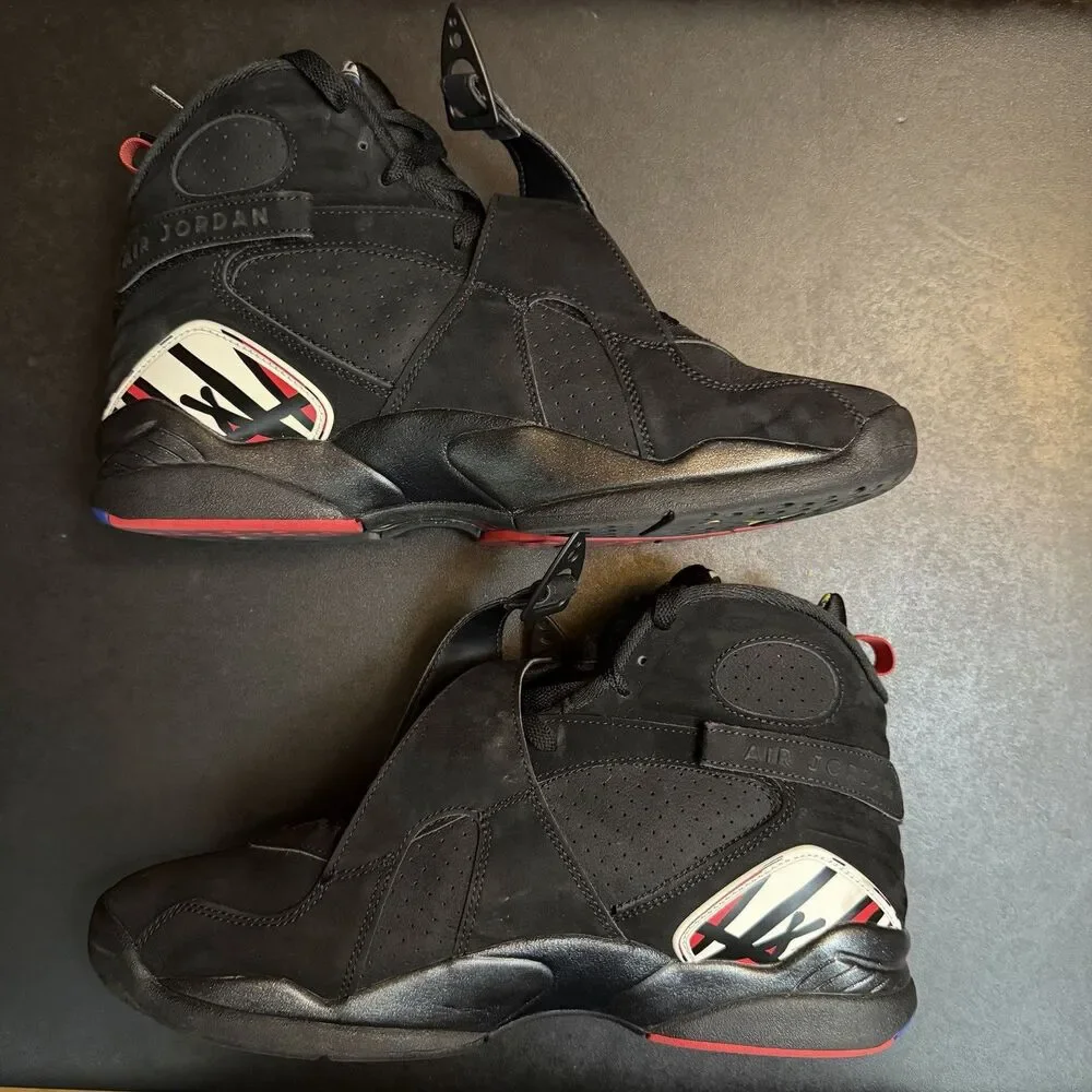 Jordan 8 Playoff Retro 2023 Release (305381-062) Size 10.5 Men Black/True Red
